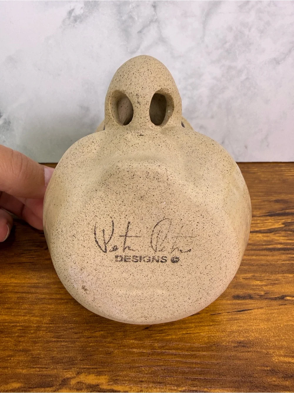 Peter Petrie Extraordinary Egg Separator Pottery Snot Nose Gag Kitchen Tool